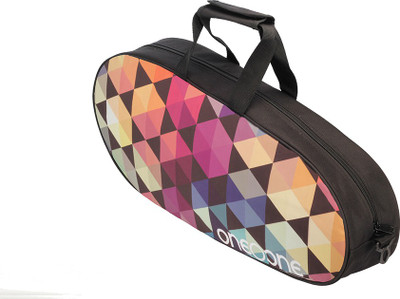 

One O One Canvas Collection Single Hexagon - Badminton / Tennis Kitbag Badminton Kit Bag(Multicolor, Kit Bag), Black