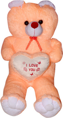 

stuffed toy sweet and soft with heart for valentine, birthday - 140 cm(Cream)