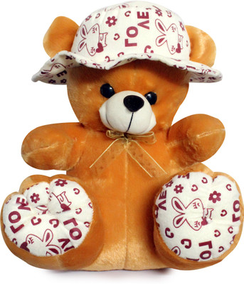 

HTD Love Hat Teddy Bear - 30 cm(Brown)