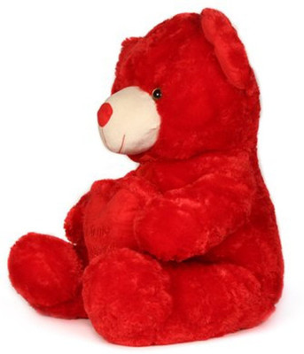

Aparnas red Cute looking 60 cms teddybear stuffed soft plush toy for kids love girl - 27 inch(Red, Beige), Beige;red