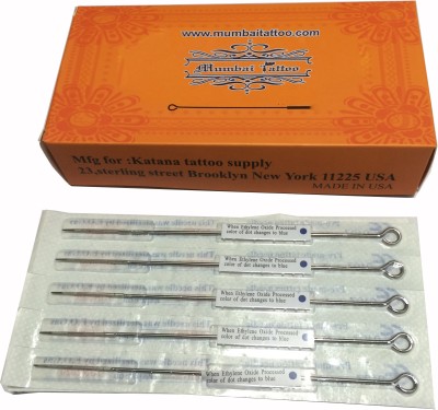 

Mumbai Tattoo 7003RS Disposable Flat Liner Tattoo Needles(Pack of 50)