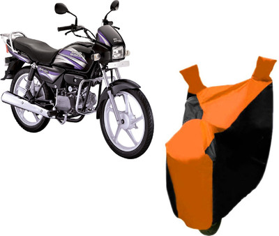 Autocraft Two Wheeler Cover for Hero(Splendor Pro, Orange)
