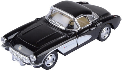 

Kinsmart 5" 1:34 Scale 1957 Chevrolet Corvette Diecast Model Car - Black(Black)