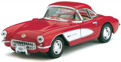 

Kinsmart 5" 1:34 Scale 1957 Chevrolet Corvette Diecast Model Car - Red(Red)