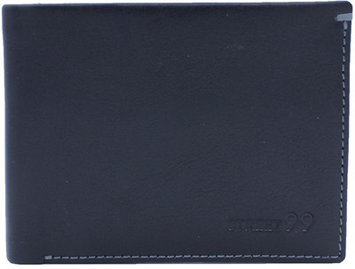 

Street 99 Men Multicolor Genuine Leather Wallet(11 Card Slots), Black