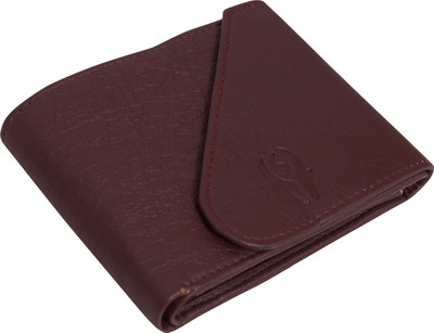 

SAMTROH Men Brown Artificial Leather Money Clip(10 Card Slots)