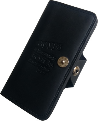 

Bovis Women Black Artificial Leather Wallet(16 Card Slots)