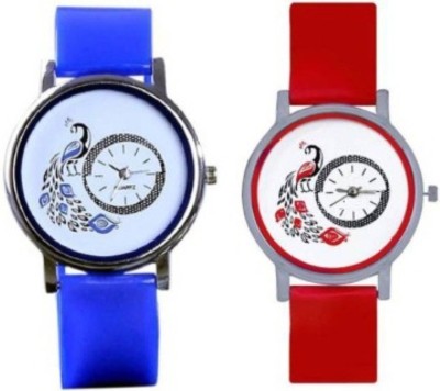 Rj creation Rj-Peacock-BL-red Fashion Watch  - For Girls   Watches  (RJ Creation)