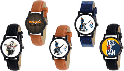 

Orayan Fashionable Combo of Five Analogue Watch - For Men