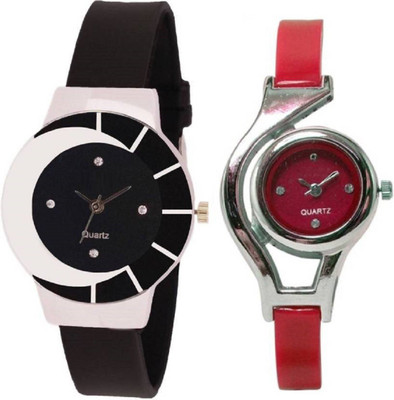 

Talgo New Arrival Festive Season Special 324BKWCRD 324-Black Colour Round Dial Rubber Strap And World Cup Round Dial Red Rubber Strap (Combo of 2) TG324BKWCRD Watch - For Girls