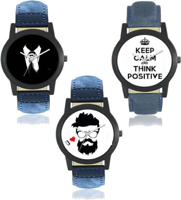 

Ismart Leather a3 , a5 and a 7 combo watches for men Watch - For Men