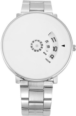 FASHION POOL PEARL WHITE MOST UNIQUE MOST STYLISH FAST SELLING ROUND ANALOG DIAL WATCH WITH ULTIMATE WATCH DESIGN UNIQUE DESIGNER WATCH Watch  - For Boys   Watches  (FASHION POOL)