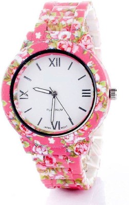 just like pink & white flowers print watch for womens Watch  - For Girls   Watches  (just like)