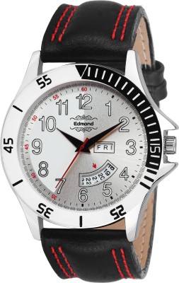 EDMOND DAY AND DATE DISPLAY ANALOG WATCH FOR MEN ED -011 EDMOND 011 DND Watch  - For Men   Watches  (EDMOND)