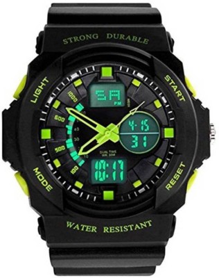 FASHION POOL SKMEI MOST STYLISH FAST SELLING ROUND ANALOG & DIGITAL DIAL MULTI FUNCTION YELLOW COLOR WATCH FOR GIFT & BIRTHDAY PRESENT Watch  - For Boys   Watches  (FASHION POOL)