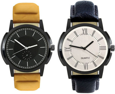 

Naksh Fashion FOX-M-414-418 Designer Stylish Watch combo With Fancy Dial And Belt Watch - For Men