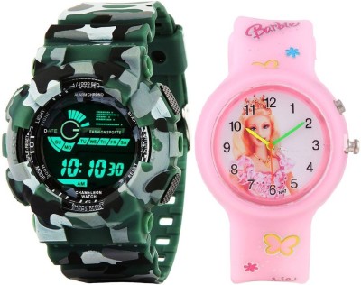 Devego DVG-0002 Stylish Combo for Boys and Girls Watch  - For Boys & Girls   Watches  (Devego)