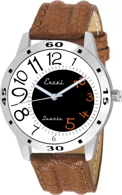 EXCEL Classy Black & White Watch  - For Men   Watches  (Excel)