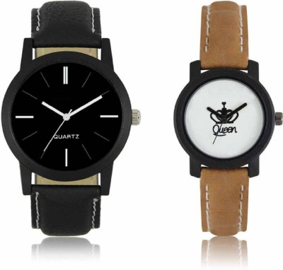 PMAX LEATHER BLACK AND QUEEN NEW STYLISH FOR Watch  - For Men & Women   Watches  (PMAX)