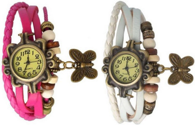 RUSTET PINKW Dial analogue Watch for Women Analog Watch - For Women