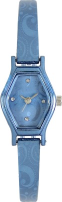 PRATHAM SHOP Profesional Dial And Dimond Studed On Bezal Blue Color Dial Blue Color Metal Belt Medium Size Casual Watch Watch  - For Girls   Watches  (PRATHAM SHOP)