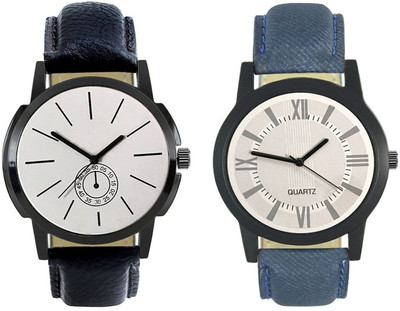 

Naksh Fashion FOX-M-408-421 Designer Stylish Watch combo With Fancy Dial And Belt Watch - For Men