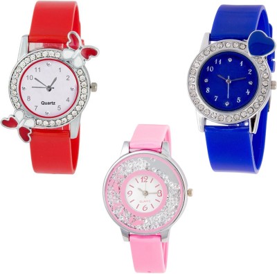 OpenDeal Combo Pack 3 stylish designer analogue watch for girls & Women Watch  - For Girls   Watches  (OpenDeal)