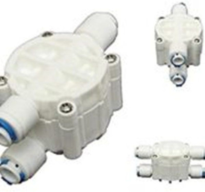 

PK Aqua TRENDZ RO-4 Way Auto Shut Off Valve For Reverse Osmosis Ro System Water Filter Suited for 1/4 RO Tube. Solid Filter Cartridge(0.5, Pack of 1)