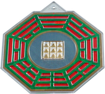 NP NAVEEN PLASTIC Protect 9X9 - Outside Pyramid Yantra Plastic Yantra(Pack of 1)