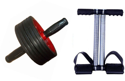 

Instafit Ab Wheel Roller With Double Spring Tummy Trimmer Home Gym Kit