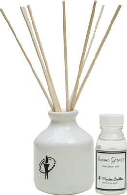 Maxime Candles Lemon Grass Diffuser Set Gift Set(3 x 1 ml)