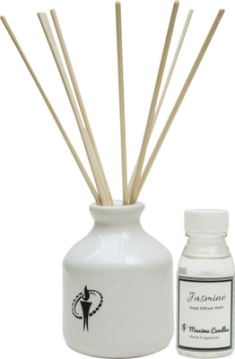 Maxime Candles Jasmine Aroma Oil, Diffuser Set Gift Set(3 x 1 ml)