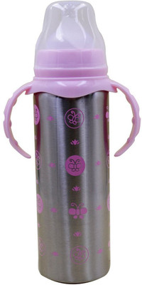 

RIANZ Multifunctional Safe Baby Thermal Insulation Stainless Steel Feeding Bottle Cum Sipper Cum Straw With Attractive Color And Beautiful Design - 240ml (Color May Vary) - 240 ml(Multicolor)
