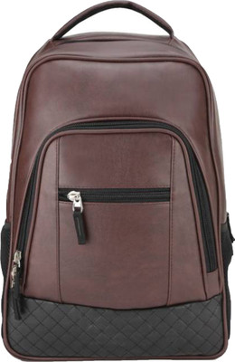 

Aqeeq Faux Leatherite Mens Shoulder Backpack 28 L Backpack(Brown)