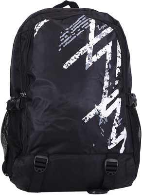 Zepax Black and White Stylish Backpack 28 L Backpack(White, Black), Black;white