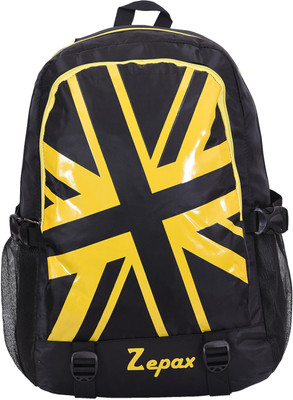

Zepax Stunning Yellow and Black Back Pack 28 L Backpack(Black), Black;yellow