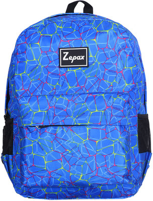 

Zepax Blue Stylish Printed Casual Back Pack 23 L Backpack(Blue)