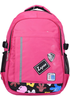 

Zepax Pink New Design School Bag 28 L Backpack(Pink)