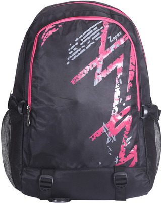 

Zepax Black and Pink Stylish Backpack 28 L Backpack(Pink, Black), Black;pink