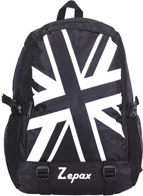 

Zepax Stunning White and Black Back Pack 28 L Backpack(White, Black), Black;white