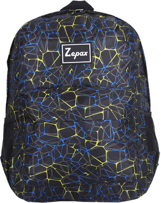 

Zepax Black Stylish Printed Casual Back Pack 23 L Backpack(Black)