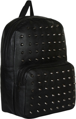 

RIO GRANDE RIO9002 Premium Leather Unisex Backpack 25 L Laptop Backpack(Black)