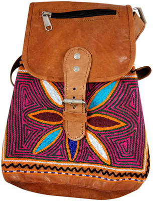 

India Meets India 091WOBABP012 7.56 L Backpack(Brown), Vintage brown