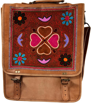

India Meets India 091WOBABP006 27 L Backpack(Brown), Vintage brown