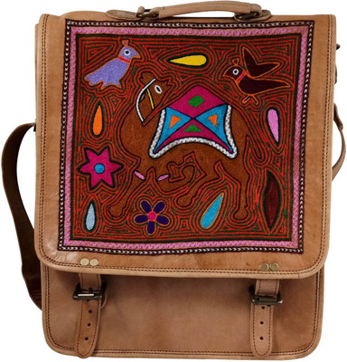 

India Meets India 091WOBABP005 27 L Backpack(Brown), Vintage brown