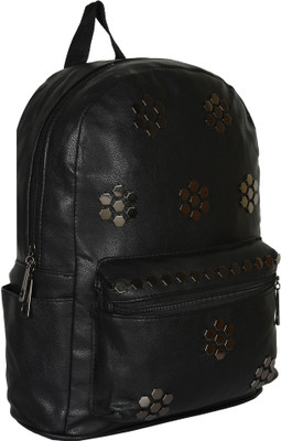 

RIO GRANDE RIO9003 Premium Leather Unisex Backpack 25 L Laptop Backpack(Black)