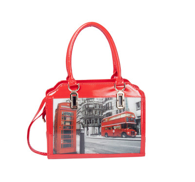 

MADNESS 21 London Street Handbag Waterproof Shoulder Bag(Red, 10 inch)
