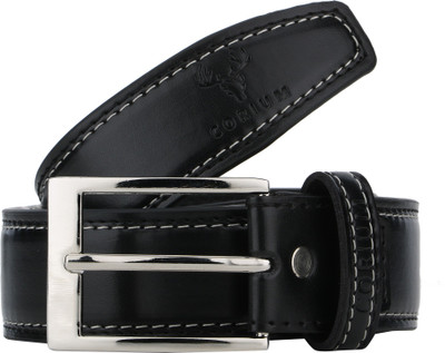 

Corium Men Formal Black Texas Leatherite Belt
