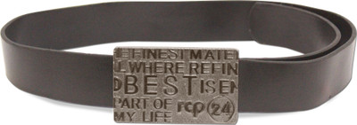 

Recap Women Casual Black Synthetic Belt