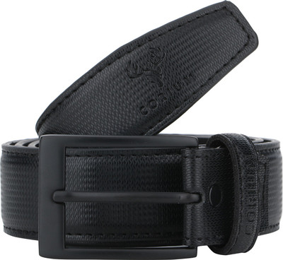 

Corium Men Formal Black Texas Leatherite Belt